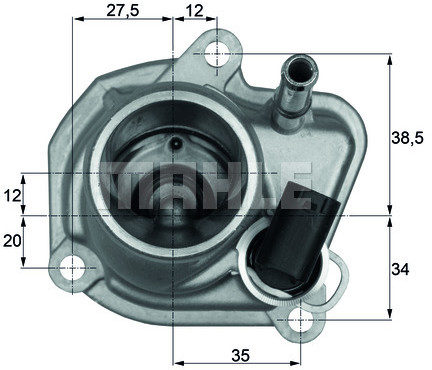 MAHLE TERMOSTAT MAHLE TI2987 CHRYSLER PT-CRUISER 2,2CRD 02-10 MAHLE TI 29 87