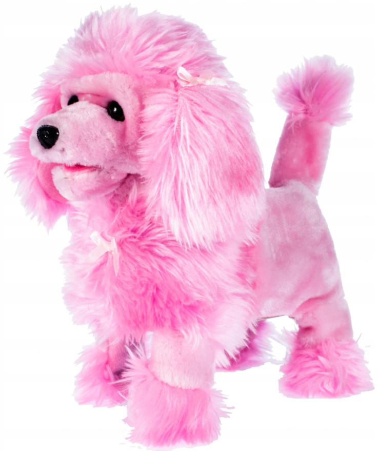 Interaktywny Piesek Pudelek Chodzi Szczeka Różowy