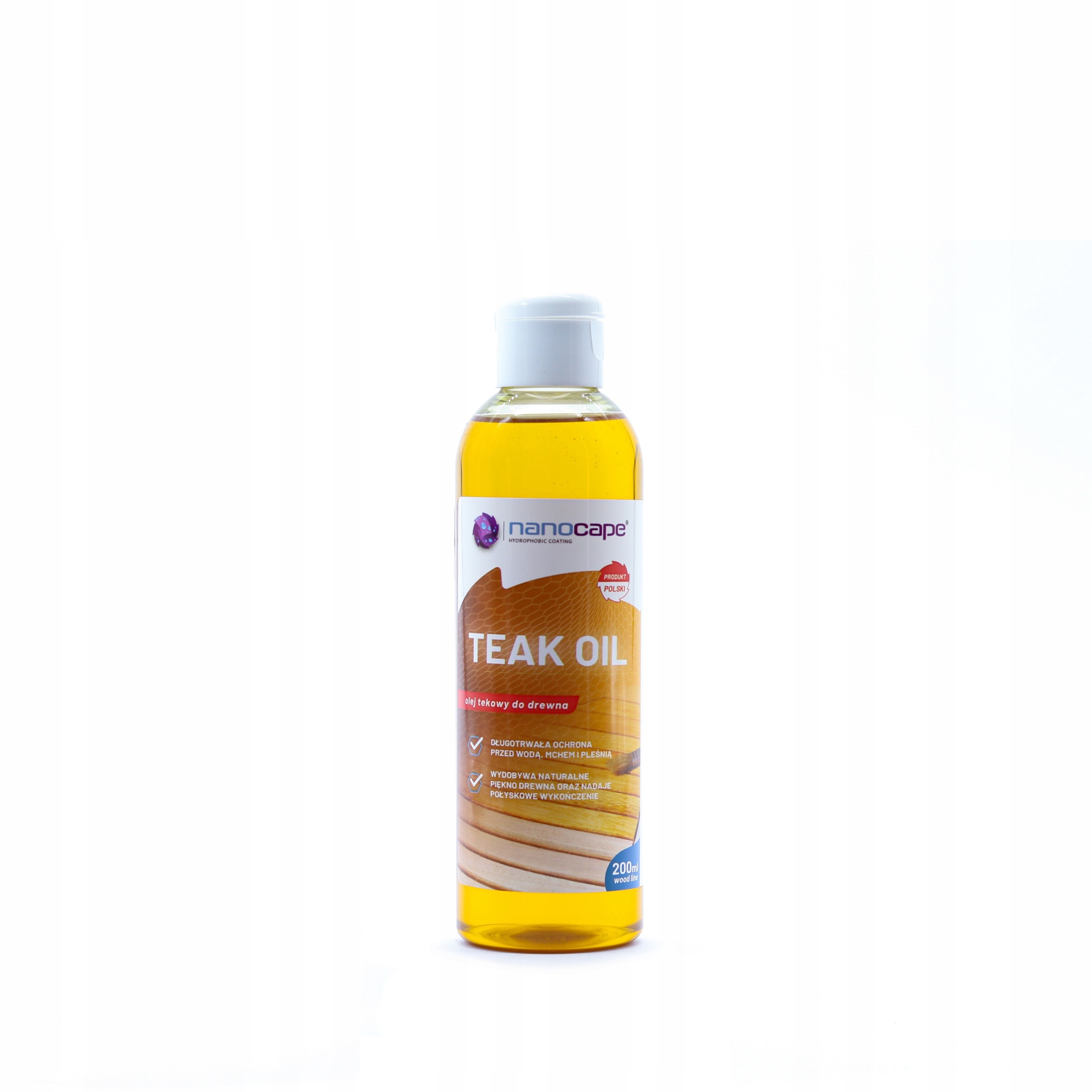 Olej Tekowy do drewna naturalny Nanocape 200ml