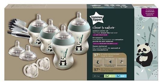 Tommee Tippee Zestaw Startowy do Karmienia Noworodków panda