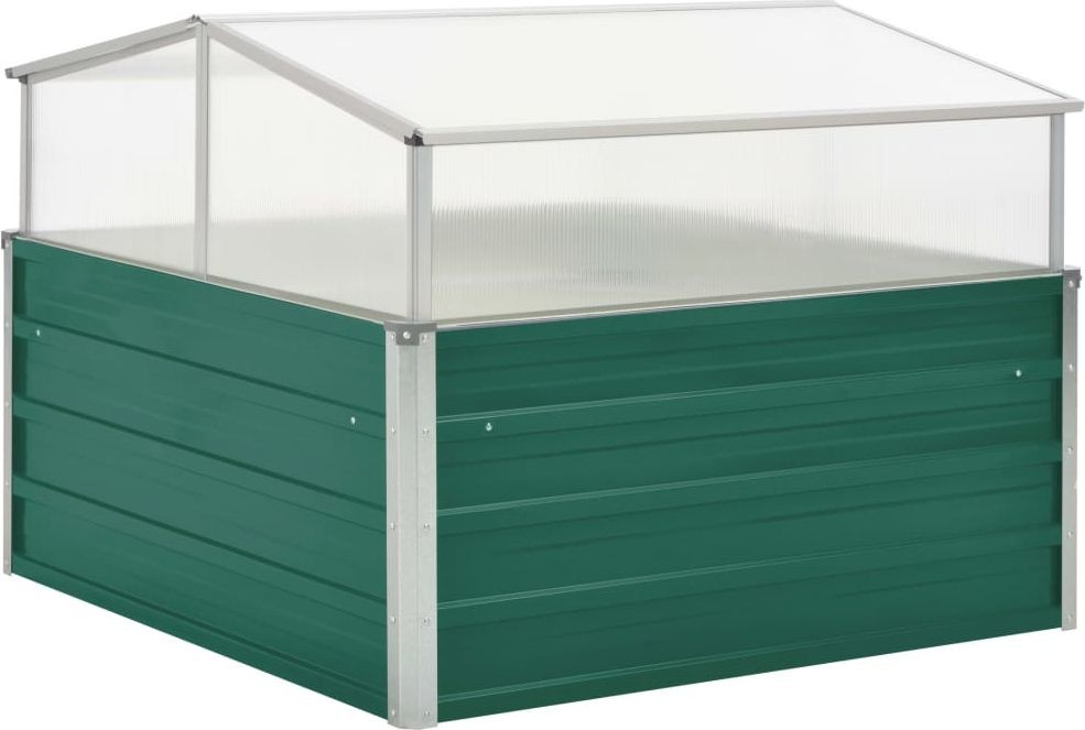 vidaXL Inspekt zielony 100 x 100 x 77 cm stal galwanizowana 47020