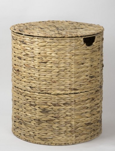 CORSAN CORSAN Kosz z hiacyntu wodnego okrągły na pranie NATURA 48x48x55 cm 363M