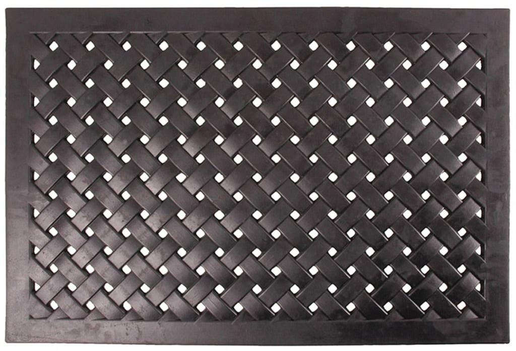 Esschert Design Wycieraczka gumowa, pleciona, prostokąt, L RB38 Esschert Design