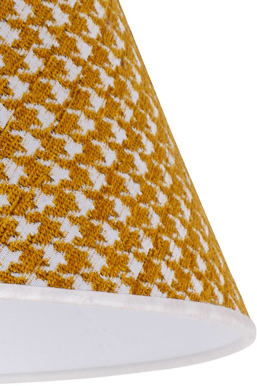 Euluna Klosz Sofia 31 cm, wzór w jodełkę, żółty