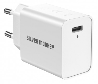 Silver Monkey Ładowarka sieciowa 30W USB-C PD