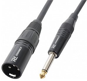 Power Dynamics Cable XLR Male-6.3 Mono 3.0m, przejściówka XLR/Jack 176.633