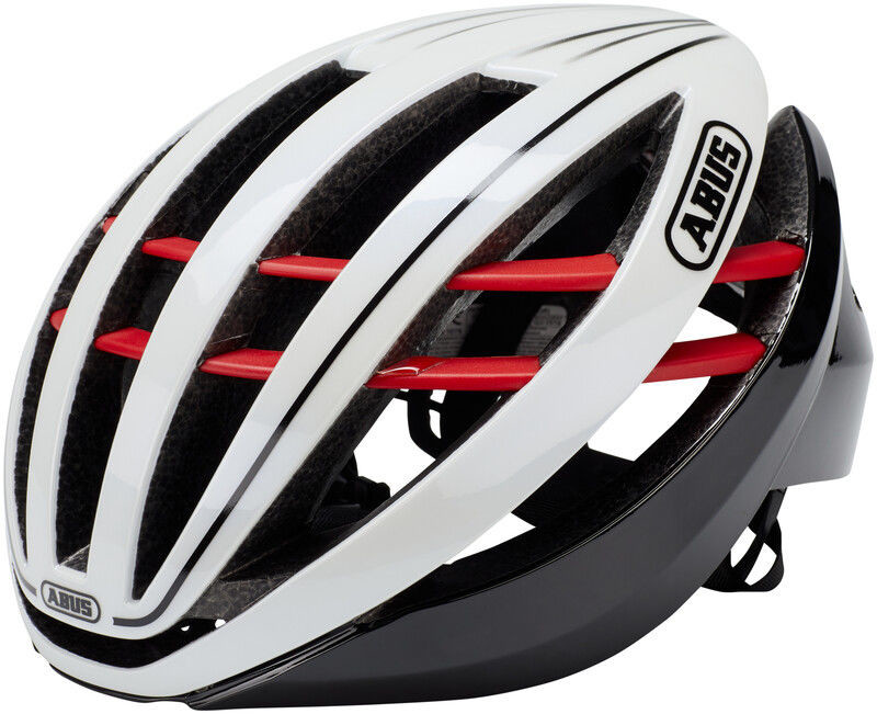 Abus Aventor Kask szosowy, blaze red 51-55cm 2019 Kaski rowerowe 4003318776274