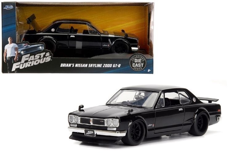 Jada Auto metalowe 1971 Nissan Skyline Szybcy i Wściekli 1:24 253203004