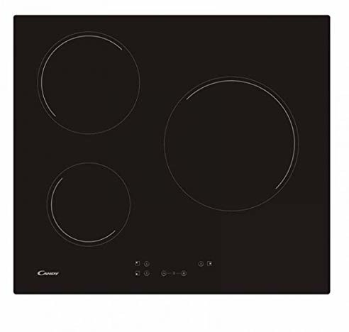 CANDY Placa vitrocerámica Candy ch63cc 60 cm (3 zonas de cocción) negro
