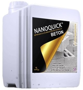 NANOQUICK NANOQUICK Beton impregnat do hydrofobizacji betonu bezbarwny 5L NQBETON