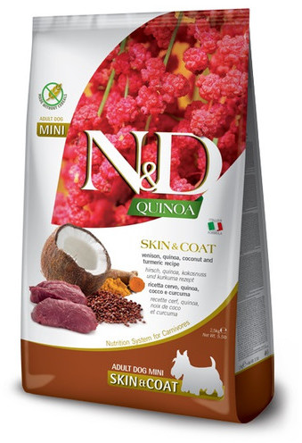 Farmina N&D Quinoa Dog Skin&Coat Adult Mini venison coconut 2.5 kg