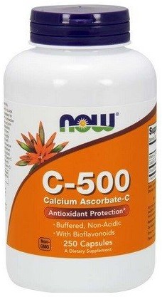 Now Foods Foods FOODS C-500 Calcium Ascorbate-C 250 kaps. NW5698