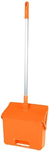 Maya Professional Tools 80200  7 składane szufelka higieny z trzonkiem z aluminium, FBK/artykuły spożywcze, 330 MM X 310 MM X 125 MM, pomarańczowy 80200-7