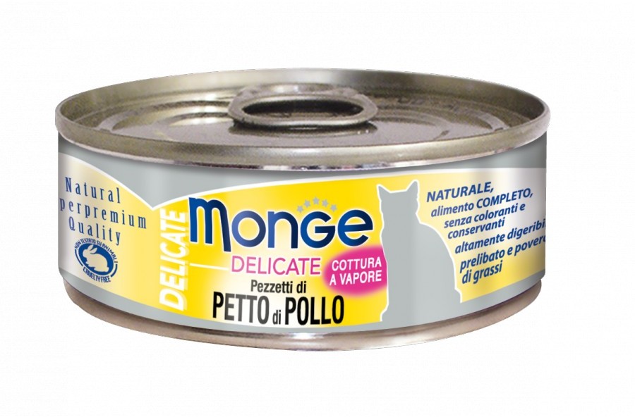 Monge DELICATE PIERŚ Z KURCZAKA 80G