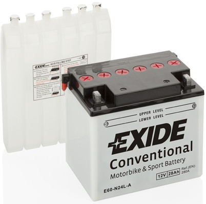 Exide 12V 28AH/280A P+ E60-N24L-A