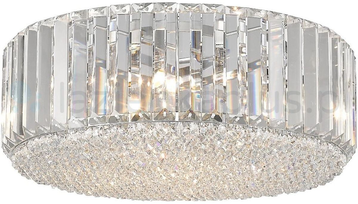 Zuma Line Prince lampa podsufitowa chrom przezroczysty kryształ C036005BF4AC