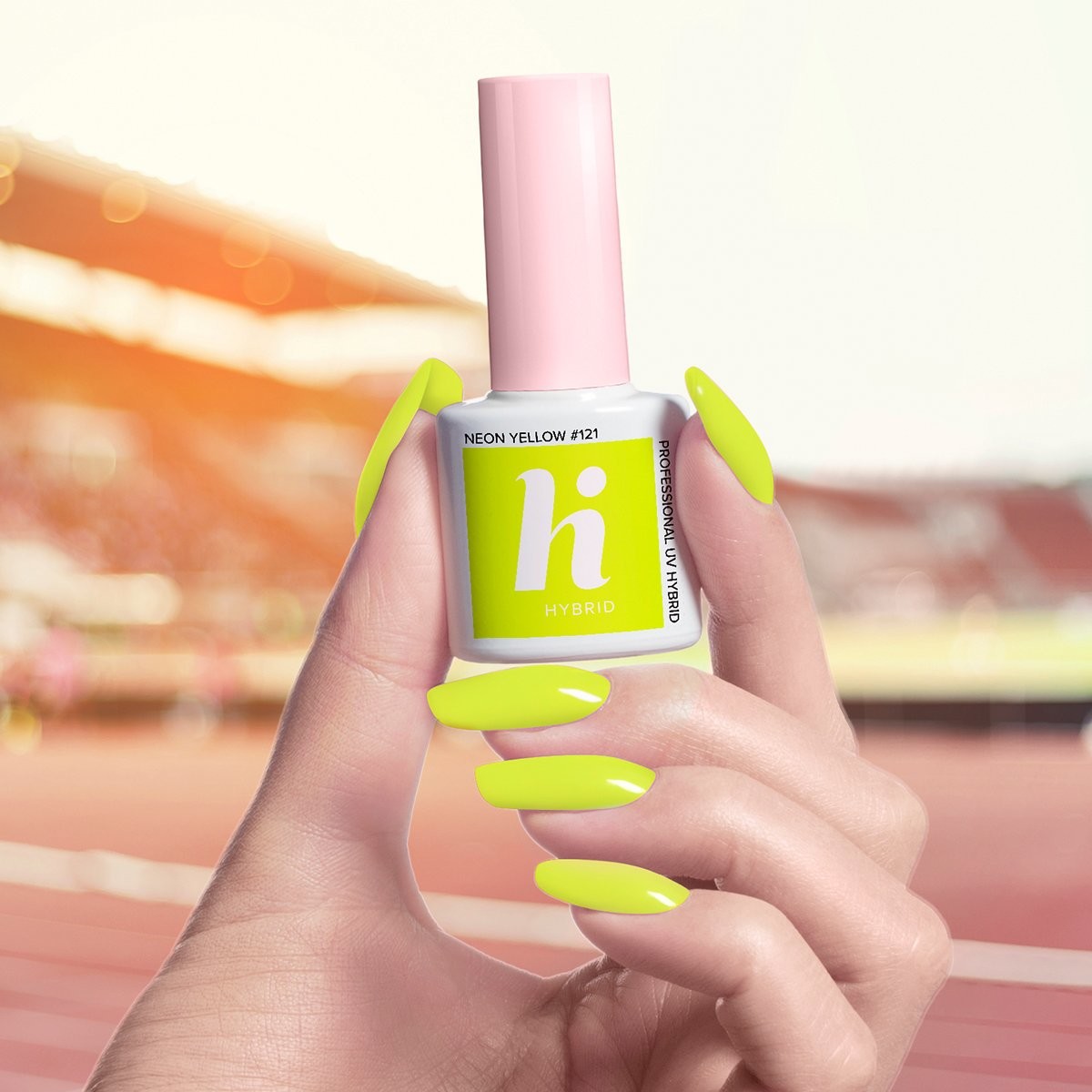 Hi Hybrid Lakier hybrydowy 5ml 121 Neon Yellow Hi Hybrid