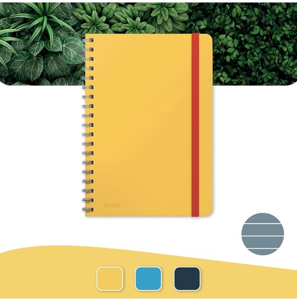 Leitz Notebook Cosy WireB L Ruled Yellow 45270019