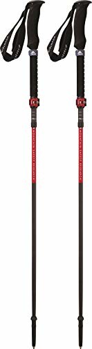 MSR Poles Dynalock Ascent długość 120-140 cm (Large) czarno-czerwony (10237)