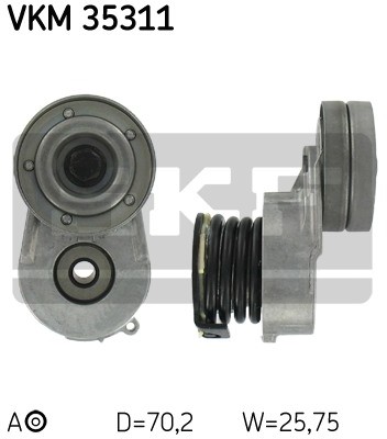 SKF Rolka napinacza, pasek klinowy wielorowkowy VKM 35311