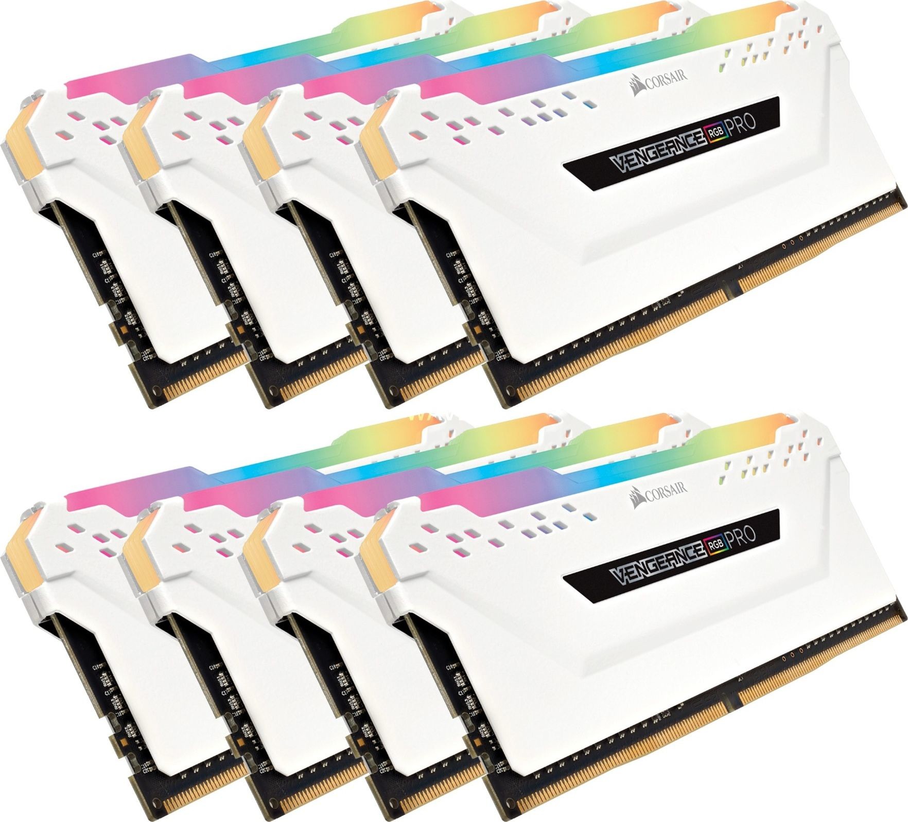 Corsair Pamięć Vengeance RGB PRO DDR4 256 GB 3200MHz CL16 CMW256GX4M8E3200C16W CMW256GX4M8E3200C16W