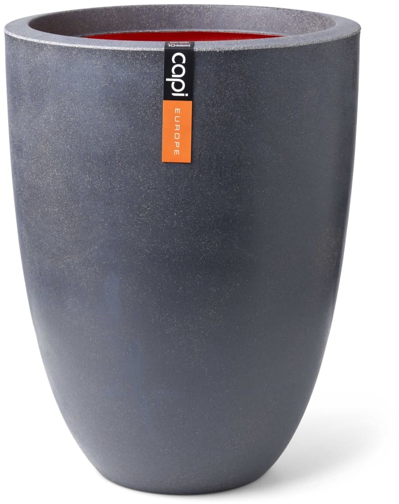 Capi Europe Capi Elegancka donica Urban Smooth, niska, 26 x 36 cm, ciemnoszara
