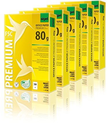 Sigel LP500 Premium Papier do kopiowania Laser Paper A4, 80 g 4004360999925