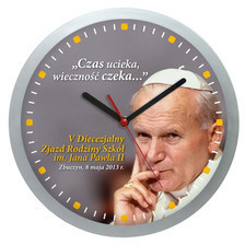 Atrix Zegar ścienny LOGO plastik solid 2012SL