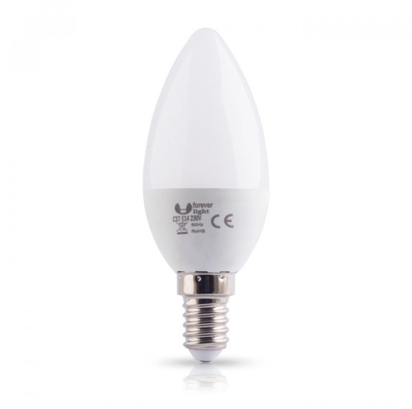 Forever Light Żarówka LED E14 C37 6W 230V 3000K 480lm