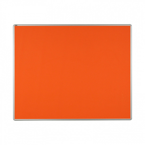 ekoTAB Tablica tekstylna ekoTAB w aluminiowej ramie, 150x120 cm, pomarańczowa 535113
