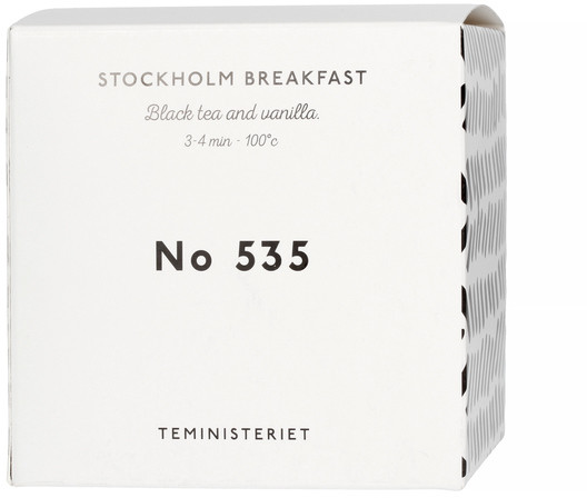 Teministeriet Teministeriet 535 Stockholm Breakfast Herbata Sypana 100g Opakowanie Uzupełniające TM-KB-BOX-535