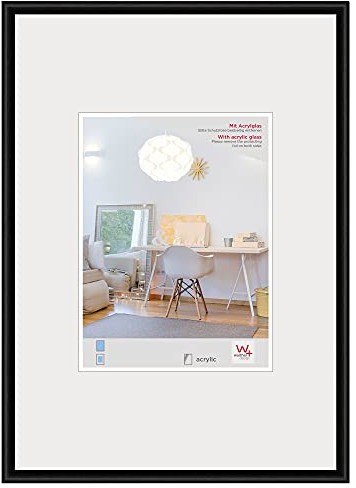 Walther design design New Lifestyle ramka na zdjęcia, czarna, 42 x 59,4 cm (DIN A2) KVX426B