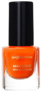 Max Factor Max Colour Effects, mini lakier do paznokci 25 Bright Orange, 5 ml
