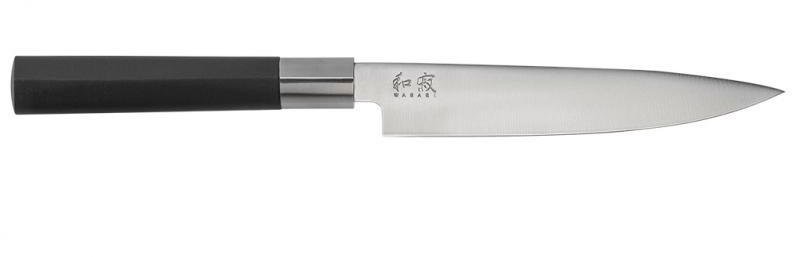 Kai Nóż uniwersalny Wasabi Black, 15 cm