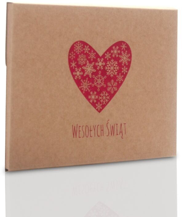 Teczka świąteczne serce na zdjęcia 13x18