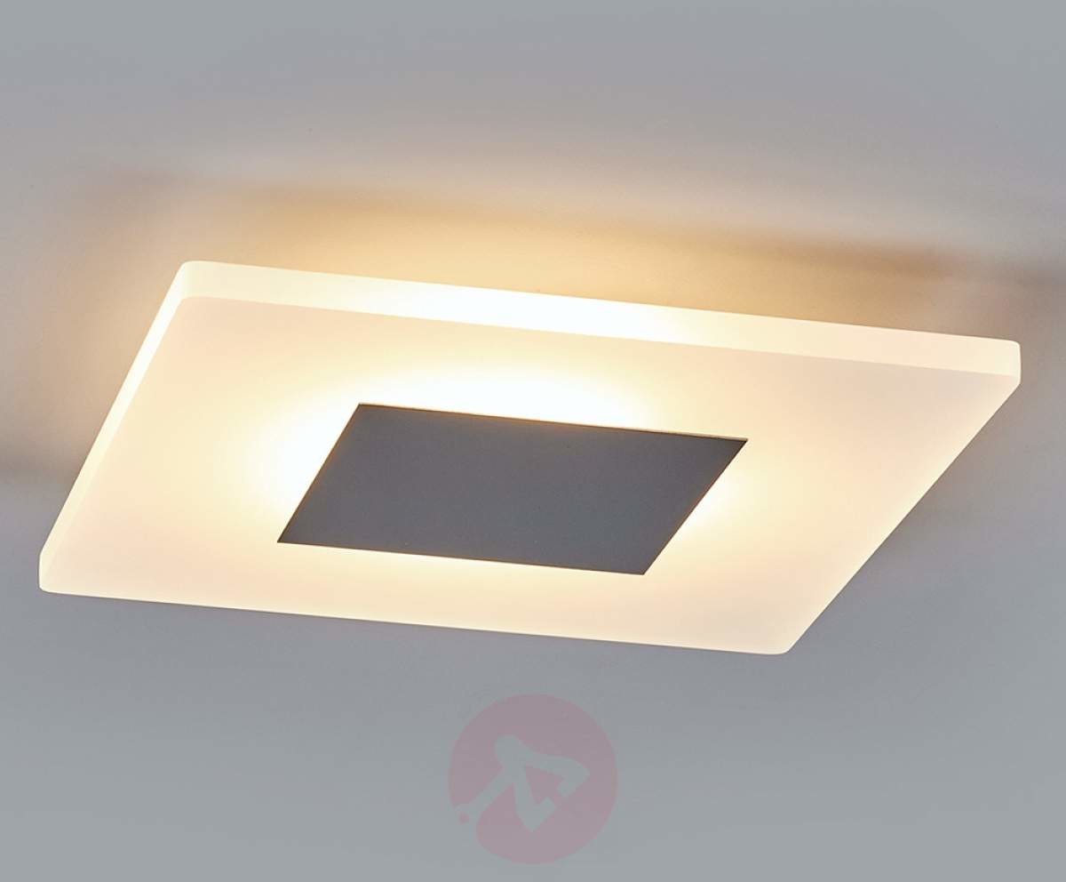 Lampenwelt TARJA - prostokątna lampa sufitowa LED