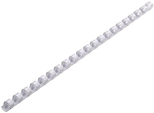 Genie 12379 plastik począwszy od ofert dla prestiżowych klientów po raporty roczne (format DIN A4, przeznaczony do wszystkich oprawy, 10 MM) 25, biały 12379