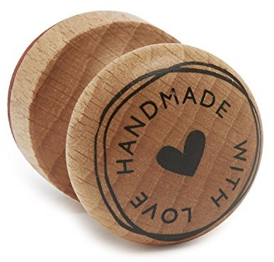 Rayher 29022000 stempel hand Made with Love, 3 cm  29022000