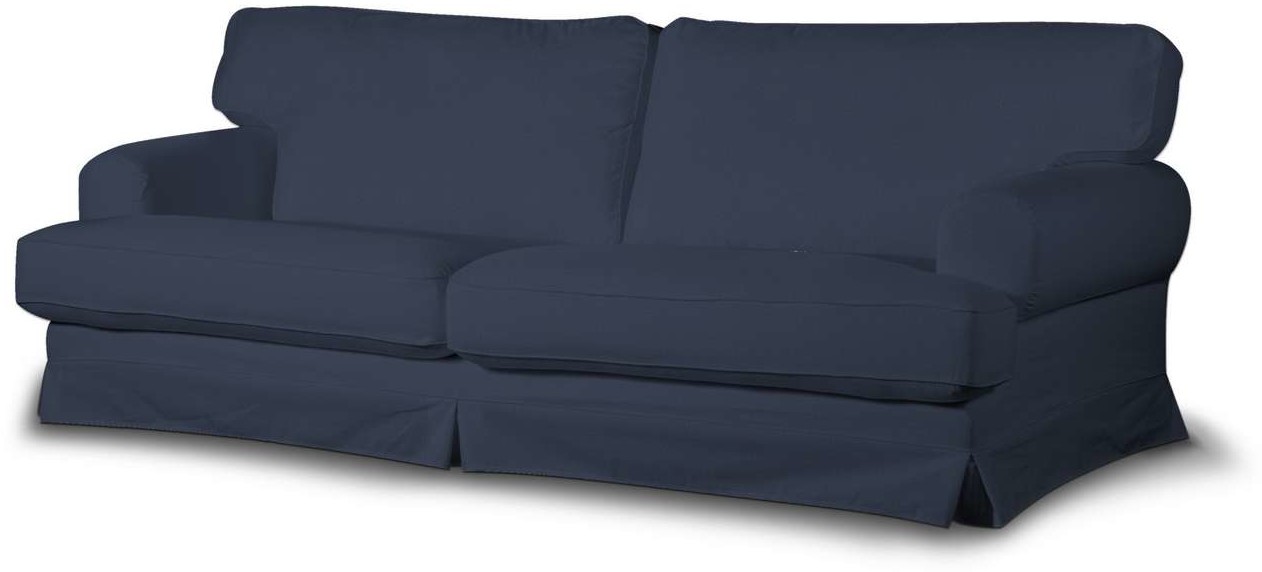 Dekoria pl pl Pokrowiec na sofę Ekeskog rozkładaną granatowy welwet sofa ekeskog rozkładana Ingrid 1015-705-39