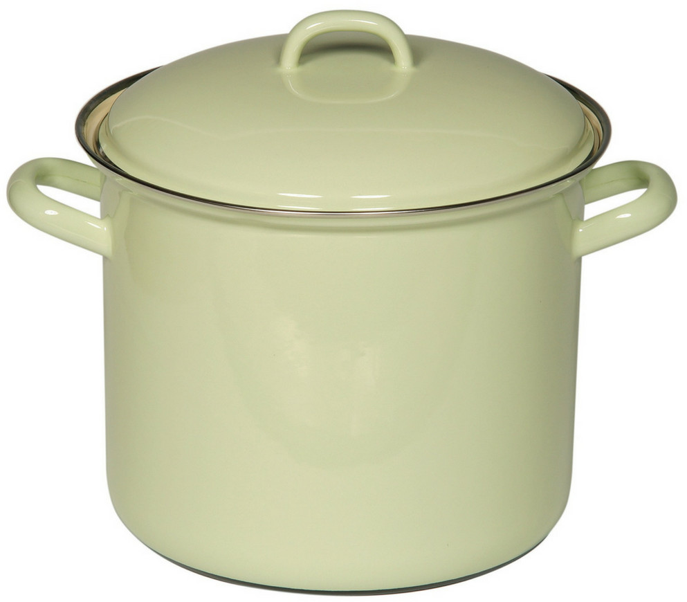 Riess Garnek żółty emaliowany 4 l Pastell