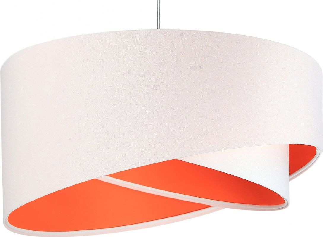 Koncept BPS Lampa wisząca BPS Lampa wisząca GEMSTONE WHITE biała/pomarańczowa BP-060-067