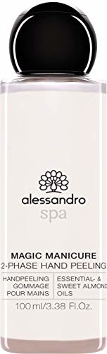 alessandro Spa Magic Manicure 2-fazowy peeling  peeling do rąk / pielęgnacja dłoni z olejkiem migdałowym, 100 ml