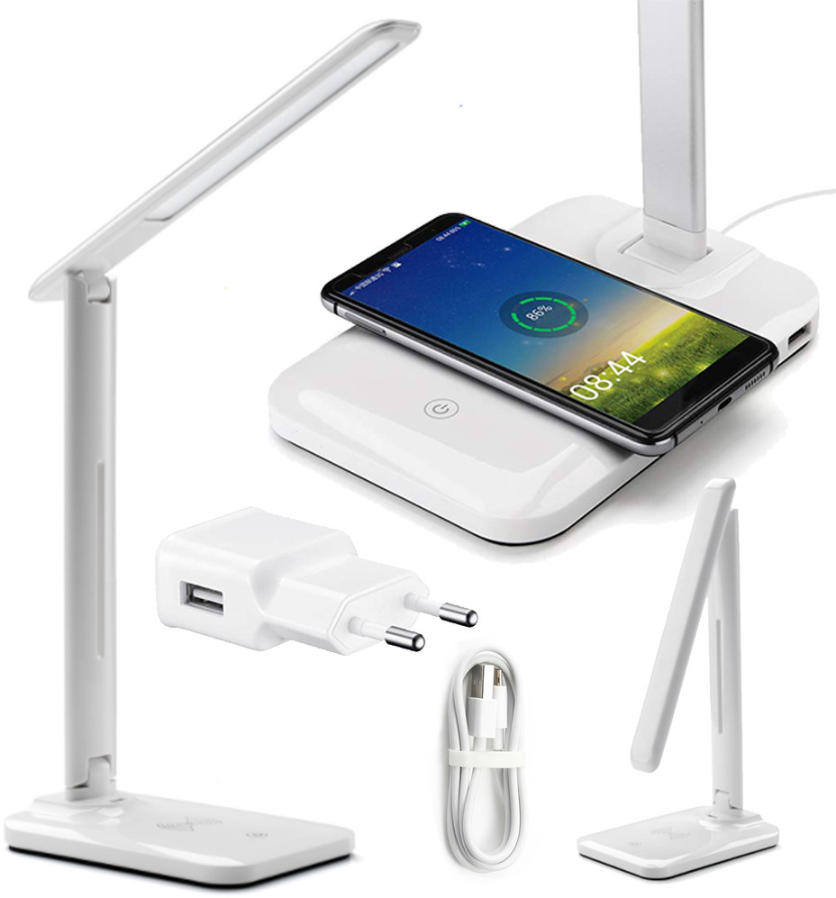 DexXer LAMPKA BIURKOWA LAMPA NOCNA KREŚLARSKA Z ŁADOWARKĄ - DexXer