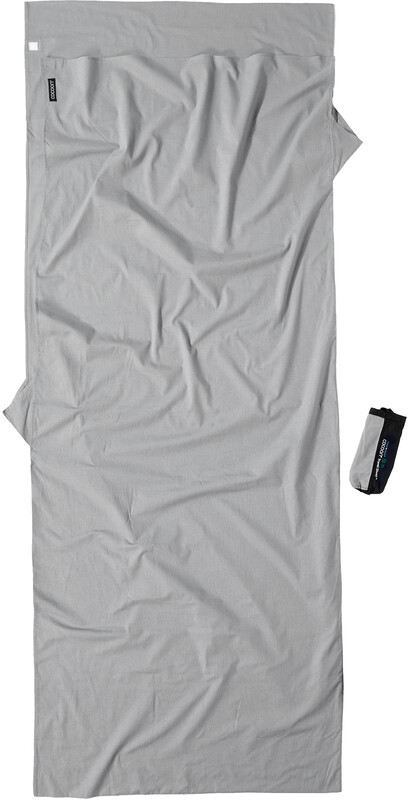 Cocoon Insect Shield Line Travelsheet Cotton, szary 2022 Wkładki do śpiworów ICT90