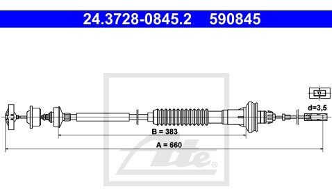 ATE Cięgno, sterowanie sprzęgłem 24.3728-0845.2
