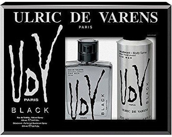 Ulric de varens Zestaw Perfum dla Mężczyzn UDV Black Ulric De Varens EDT (2 pcs) S0577188