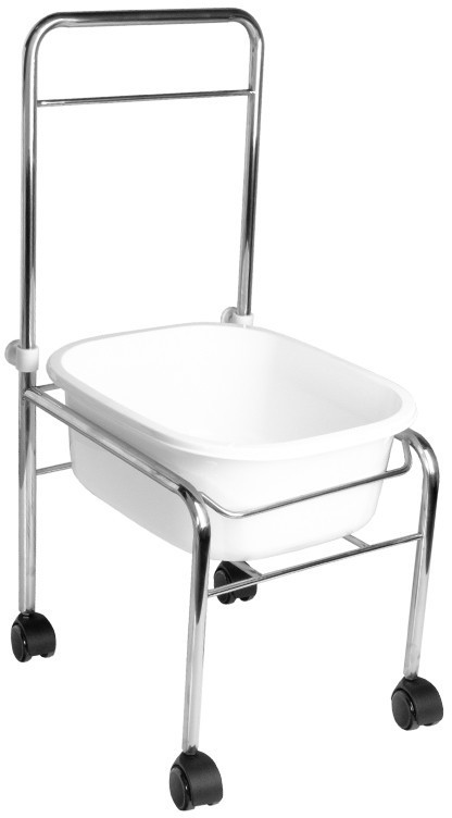 ACTIVESHOP BRODZIK DO PEDICURE NA KÓŁKACH CHROM AS_126249