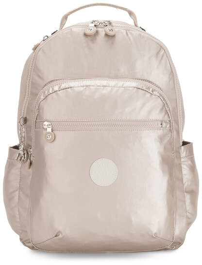 Kipling Basic Plus Seoul Plecak 44 cm przegroda na laptopa metallic glow KI4034-48I