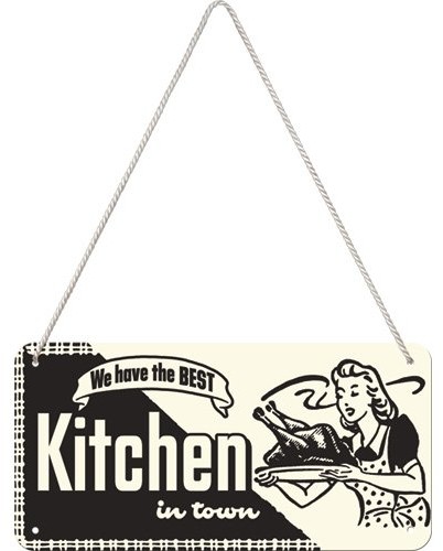 Nostalgic-Art 28012 Home i Country Kitchen, haengeschild, 10 x 20 cm 28012