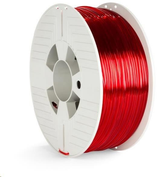 Фото - Пластик для 3D друку Verbatim 3D Printer Filament PET-G 2.85mm, 123m, 1kg red transparent 